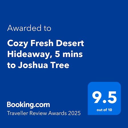 Cozy Fresh Desert Hideaway, 5 Mins To Joshua Tree Twentynine Palms Dış mekan fotoğraf